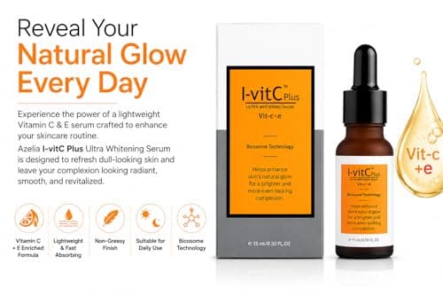 I-vitC Plus Ultra Whitening Serum with Vitamin C & E | Brightening Face Serum for Glowing Skin | Helps Improve Skin Texture & Reduce Signs of Fatigue | Lightweight Daily Use Serum | 15 ml 2