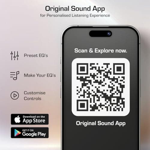 pTron Bassbuds Trendz Open Ear Wireless Earbuds, SafeBeats Design, HD Mics & TruTalk AI-ENC Calls, 45Hrs Playtime, App Support, 14.2mm Drivers, BT6.0 Headphones, Type C Charging & IPX5 (Pearl Black) 6