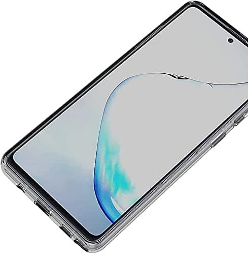 JGD PRODUCTS for Samsung Galaxy Note 10 Lite Premium Transparent Hybrid Soft Slim Dust Proof Back Case Cover with Camera Protection 5