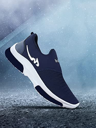 BRUTON Trendy Gym Shoes | Sports Shoes | Running Shoes for Men- Blue, Size : 8 2