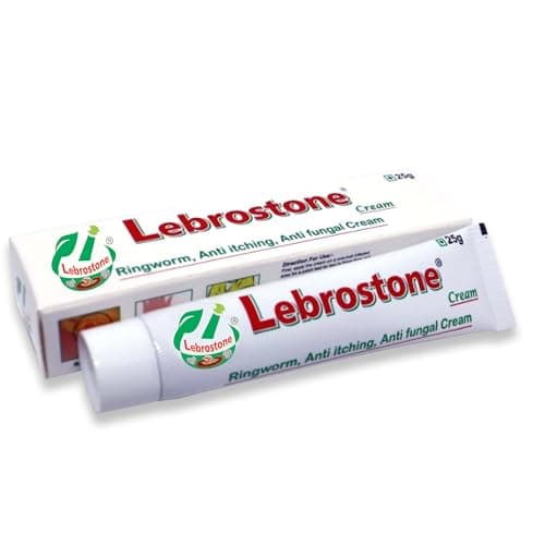 Lebrostone Cream Ayurvedic Treatment for Ringworm, Anti Itching, & Anti Fungal Infections (25 (Gram) Pack of 1, 25, gram)