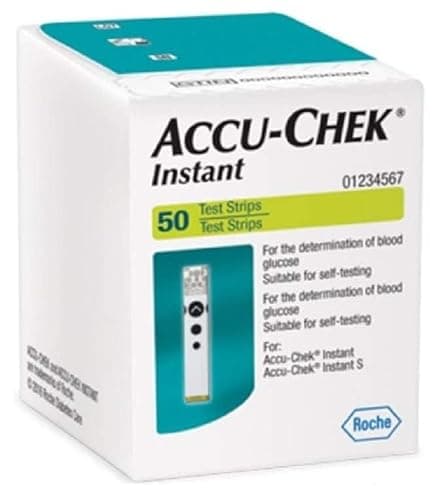 Accu-Chek Instant Test Strips, 50 Count (Multicolor)