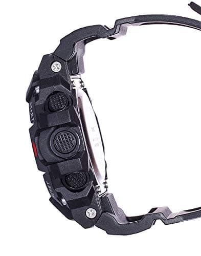 SELLORIA Silicone Digital Watch Shockproof Multi-Functional Automatic Black Color Strap Waterproof Digital Sports Watch for Mens Kids Watch for Boys, Men Pack of 1, Water Resistance 2