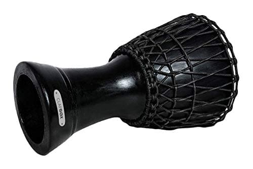 Clapbox Djembe - Mango Wood (35.56 cm (14 inch), Black) 5