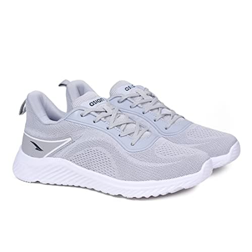 ASIAN Wonder Sports Running,Walking & Gym Shoes with Casual Sneaker Lightweight Lace-Up Shoes for Men's Delta-20 Grey,UK 9