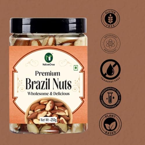 NatureOnus Premium Jumbo Brazil Nut 250gms | Premium Grade Brazil Nuts for a Nutritious Delight | Dry Fruits | Whole Natural Brazil Nut are loaded with high selenium contents 4