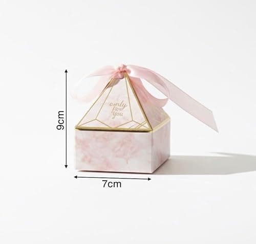 Little Blooms Gift Box With Ribbon - Decorative Hamper Boxes for Gift Empty, Multipurpose Foldable Gift Packing Box for Hamper - Perfect for Weddings, Birthdays, and Special Occasions (Mix, Box-20pcs) 6