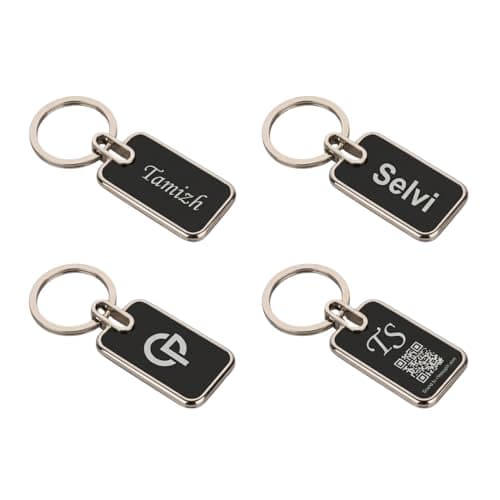 ClassyPik Personalized Name Keychain | Custom Laser Engraved Stainless Steel | Birthday Gift for Men Women | Corporate Return Gift India | Bulk Orders Welcome 5