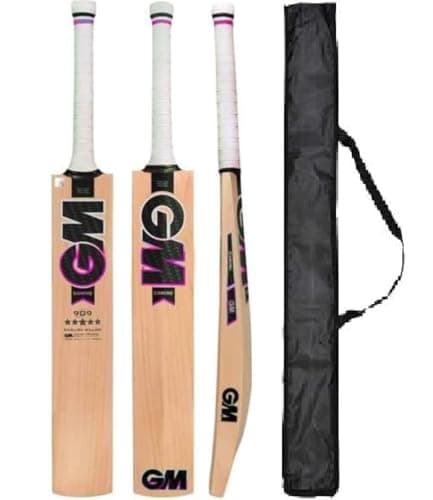 Pro Primium Cricket Bat Popular Willow Full Size Light Wait with Bat Cover Play for Plastic Ball | Rubber Ball | Tennis Ball (G.M)