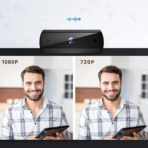 Drumstone Original 2026 Latest Model Full HD 1080P USB Webcam for PC – Built-in Stereo Mic, Crystal Clear Video – Perfect for Online Meetings, Streaming, Office Use with Extended Warranty 2