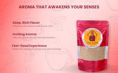 Ghar no Swad Special Chai Masala Elevate Your Chai Experience | Authentic Indian Spice Blend | Rich Aroma Flavor | Perfect for Home Brewing (Pack of 1) 4