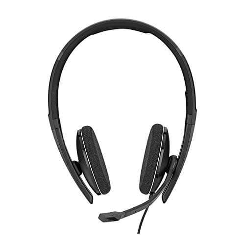 Sennheiser Pc 3.2 Chat-Lightweight Stereo Headset with Adjustable Noise-Cancelling Microphone-for Internet Telephony and E-Learners-Pc Connectivity- Great for Gaming, Work, & Study, Black-in Ear 3