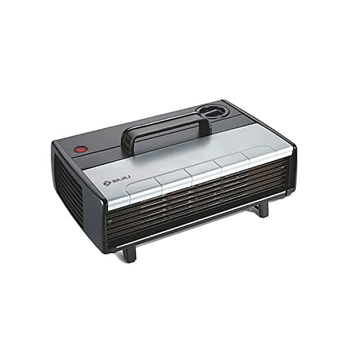 Bajaj Majesty RX 7 2000 Watts Heat Convector Room Heater | Instant Warmth | Personalized Comfort | Convenient & Elegant | Cool Touch Handle | ISI Approved 【Black】