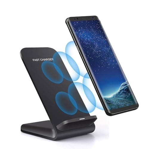 GIANAC 15W Fast Wireless Charger Qi Certified Charging Stand Compatible for iPhone 17/17 Air/17 Pro/17 Pro Max, 16/16 Plus/16 Pro/16 Pro Max, 15/14/13/12/11 Series