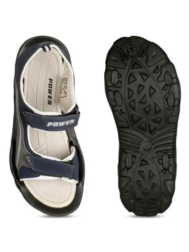 Power Stricker E Men's Light Blue Sports Sandals - 7 UK (8619030) 4