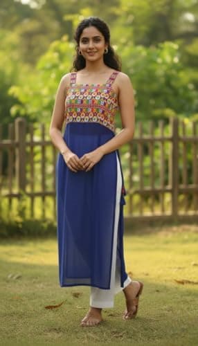 Parrot Women's Indo-Western Fusion Set 3