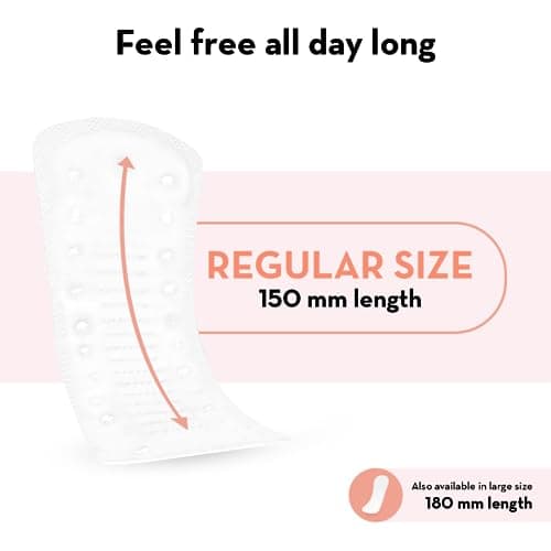 Plush Ultra Thin Panty Liners For Women Daily Use, 40 Liners 155mm | Pure US Cotton Liner Pads For Rash Free Periods | Soft Cotton Surface For Comfort On Non-Period Days | No Toxins & Paraben Free 5
