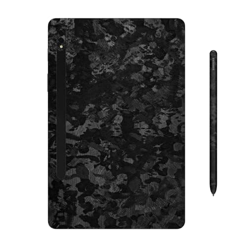 Capes Tablet Skins Compatible with Samsung Galaxy Tab S8 Plus | Ultra-Thin Protective Film | Anti-Scratch Vinyl Decal Skin | Not Case/Cover (Forged Carbon, Back Skin + S Pen Skin)
