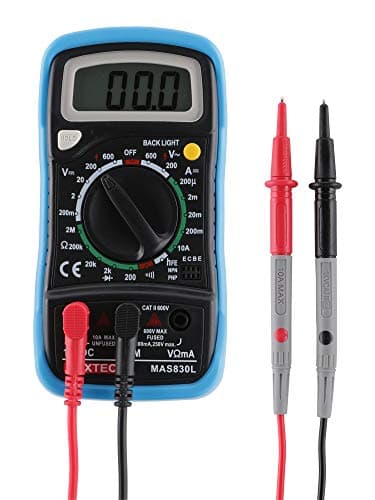 MEXTECH Battery Powered Mas830l 3 Digit, 1999 Counts, 600 Ac/dc Voltage Digital Multimeter 4