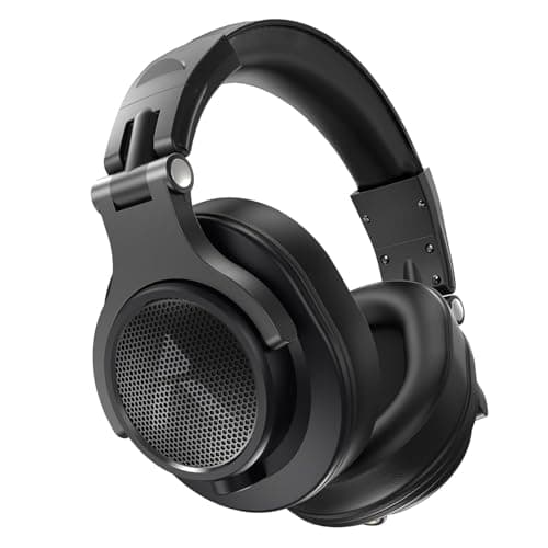 Adcom Sound Master Over Ear Headphone, Wired DJ Bass Headsets with 40mm Driver, Foldable Lightweight Headphones with Fashion Design & 2 Detachable Cables (3.5mm & 6.3mm)