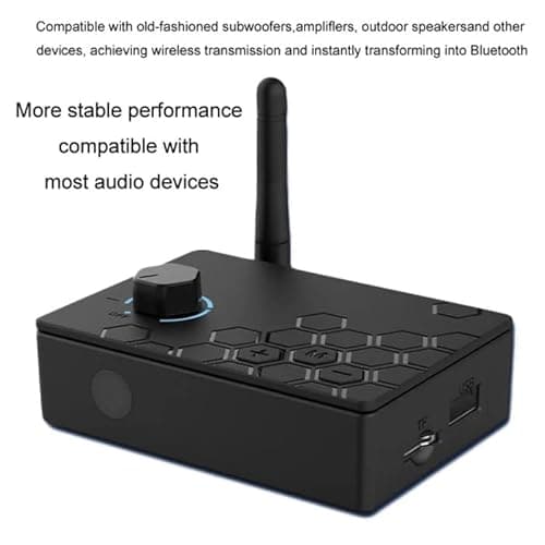 MICROWARE Bluetooth 5.4 Receiver Digital to Analog Card U Disk Converter Adapter with Remote Control(Coaxial Conversion) 3