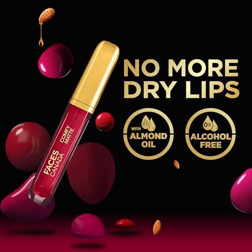 FACESCANADA Comfy Matte Liquid Lipstick - Lowkey Charm 30, 3.8 ml | Comfortable 10HR Longstay | Intense Matte Color | Almond Oil & Vitamin E Infused | Super Smooth | No Dryness | No Alcohol 2