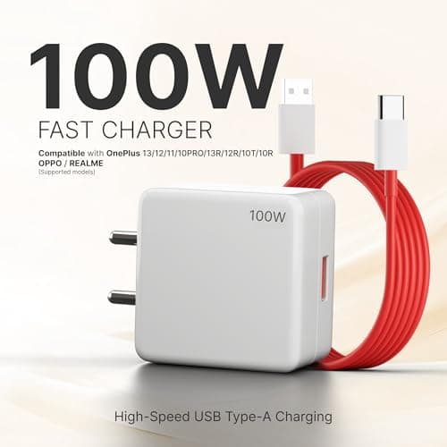 AILKIN 100W Charger Adapter for Fast Charging | 100W Warp/Dash/Adapter Compatible for Oneplus 13/13R/12/12R/11/11R/10/10 Pro/9/8/ 8T/7/Nord/CE 3 & Other Devices by ail-kin 2