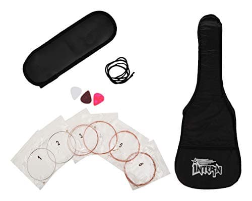 Intern INT-38C-NT-G 38 Inch lindenwood Right Handed Acoustic Guitar Kit With Bag, Strings, Pick And Strap (Natural, 6-Strings) 5