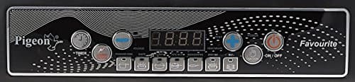 Pigeon By Stovekraft Favourite 1800-Watt Induction Cooktop, Crystal Glass, Black 4