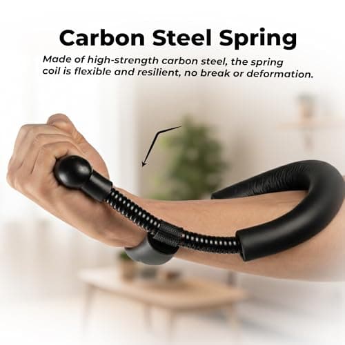Durafit91™ Forearm Strengthener Wrist Exercise Equipment with Adjustable Resistance(5 to 60Kg), Hand Grip Strengthener for Men & Women, Wrist Trainer for Home Gym, Arm Workout & Muscle Building 3