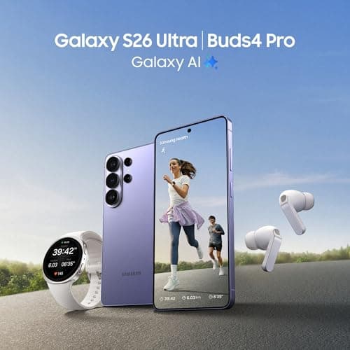 Samsung Galaxy S26 Ultra 5G (Black, 12GB RAM, 512GB Storage) with Built-in Privacy Display, AI Phone, Photo Assist, Creative Studio, 200MP Camera, 5000mAh Battery and Snapdragon 8 Elite Gen 5 6