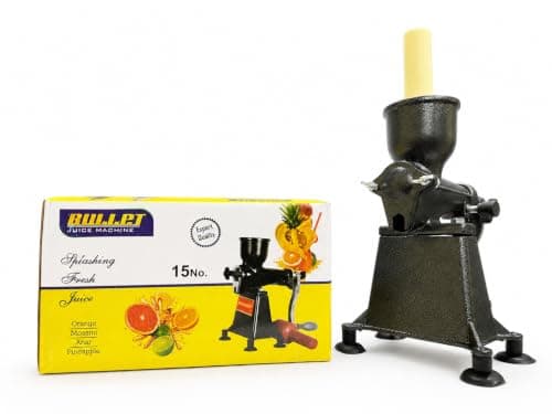 Bullet Aluminium Hand Juicer Machine, 15 No. Hand Muller Grinder
