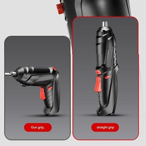 47 in 1 Cordless Electric Screwdriver Drill with Built-in LED Rechargeable Wireless Drill Machine Kit Power Drill Screw Gun Tool, Accessories for House,Office 5