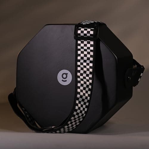 Gappu Taal Octa Snare Travel Cajon | Compact Percussion Drum with Crisp Snare and Deep Bass | Portable Acoustic Musical Instrument | Ideal for Travel Beat Box & Jamming Sessions - Black 3