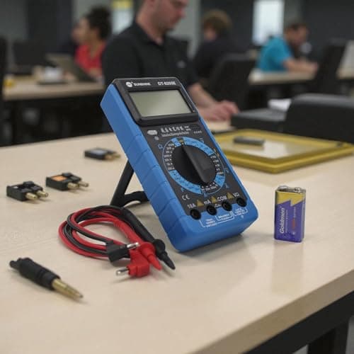 KOOCU DT-9205E Digital Multimeter with LCD Display, AC/DC Voltage Testing, Data Retention, Auto Power Off for Electronics Repair, Communication Maintenance 4