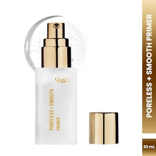 Glam21 Poreless & Smooth Primer | Skin-Hydrating Poreless Primer With Natural Glow Finish For Face Makeup | Blends seamlessly | Lightweight texture| 30ml 2