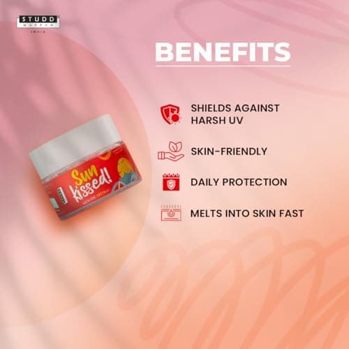 Studd Muffyn Sun Kissed Mousse Sunscreen SPF 70++ | Bubblegum Blast | Lightweight Airy Mousse | UVA & UVB Protection | Pack of 2 5