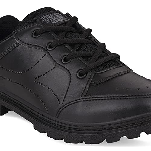 Campus Child CS-63B BLK School Shoes - 3UK/India 1 Pair 4
