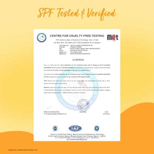 Lacto Calamine Light Weight Sunscreen SPF50 | PA++++ | No White Cast | Broad Spectrum Protect |Non-Sticky | For all skin types, Water Resistant, With Kaolin Clay & Lemon Extract, For Face & Body | 50g 3