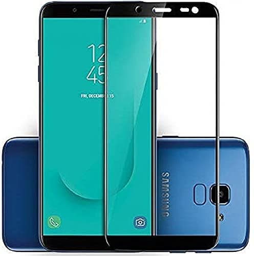 JGD PRODUCTS (Black 11D Tempered Glass for Samsung Galaxy J6 (2018) -Edge to Edge Full Screen Coverage