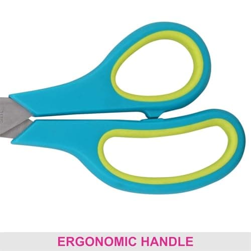Multipurpose Scissors Set, All-Purpose Set Scissors for Office, School, Home, Sewing, Crafts, Comfort Grip Handles, 4 Pack, Multicolor 3