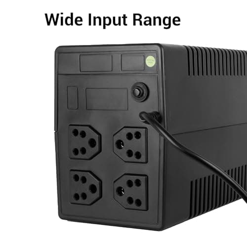 ZEBRONICS U1205 Microcontroller Based UPS with Up-to 1000VA | 600W, Double Boost, Automatic Voltage Regulation, Overload Protection, Auto Restart, Generator Compatible, for Office Computers | Home PC 2