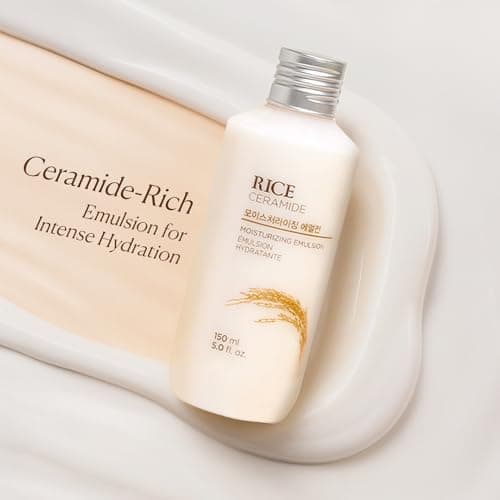 The Face Shop Rice & Ceramide Face Cream 150ml | Barrier Repair Moisturizer for Dry Skin, Intense Hydration & Strengthening | 12Hr Moisture Lock | Korean Skincare 2