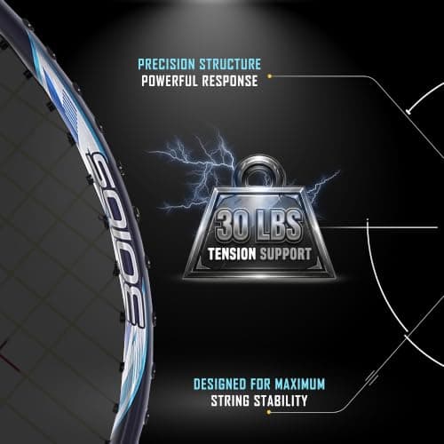 YONEX Graphite Badminton Racquet Astrox Lite 27i (G4 , 77 Grams , 30 lbs Tension , Blue) 3