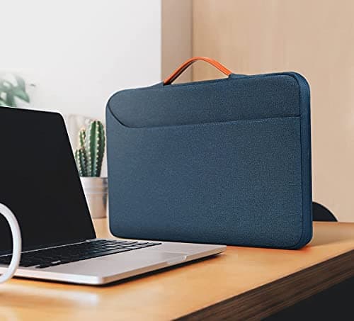 Dynotrek Marter 14 inch Laptop Sleeve Bag, with Charger Pouch Computer Cover Accessories Pocket, Portable Laptop Case Compatible for MacBook Air/Pro, Dell, HP, Acer, Asus, Lenovo -Denim Blue 5