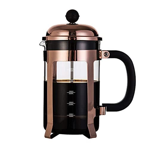 Brigattes French Press Coffee Maker with 4 Part Superior Filtration 500 ML Coffee Maker Machine,Coffee Kettle electric,Moka Express Espresso Maker/Percolator/Stovetop/filter Coffee Maker [COPAR]