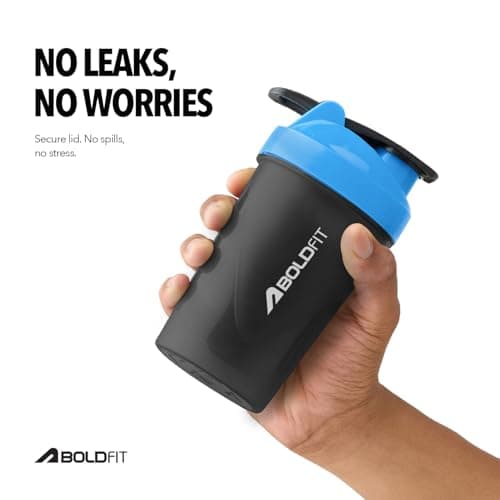 Boldfit shaker for gym leakproof gym shaker bottle ideal for Protein, Pre Workout, Bcaas sports bottle Workout water sipper for men 3