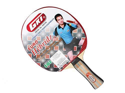 GKI Euro Hybridz Table Tennis Racquet ,Multicolor,Wood 2