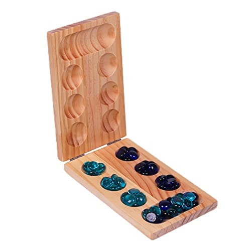ATORSE® African Mancala Board Game 2 Player Game for Whole Family Adult 4