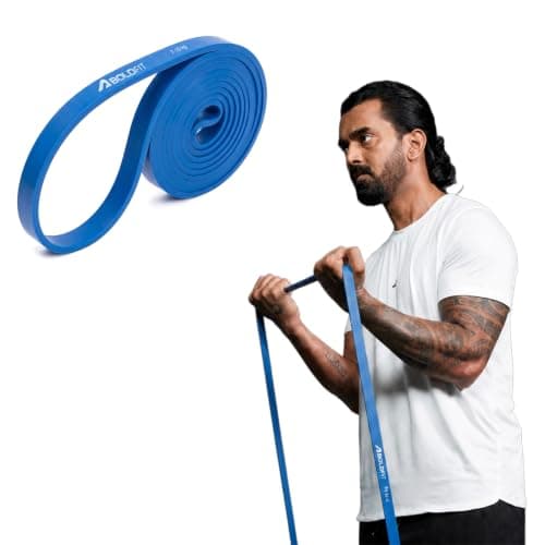 Boldfit Resistance Band Set Latex Free Resistance Bands for Workout for Men & Women Heavy Resistance Band for Pull Up Stretching Exercise Equipment Exercise Band for Home Isoprene Loop Bands 7-15 Kg